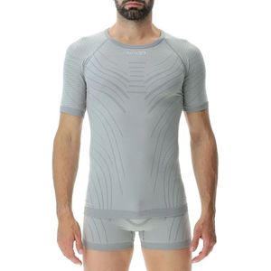 Uyn - Motyon 2.0 - Korte Mouwen Basislaag - Grijs - Polyamide/Elastaan
