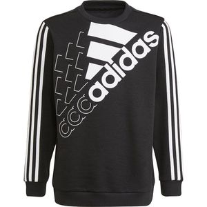 Adidas Logo Sweatshirt Zwart 5-6 Years