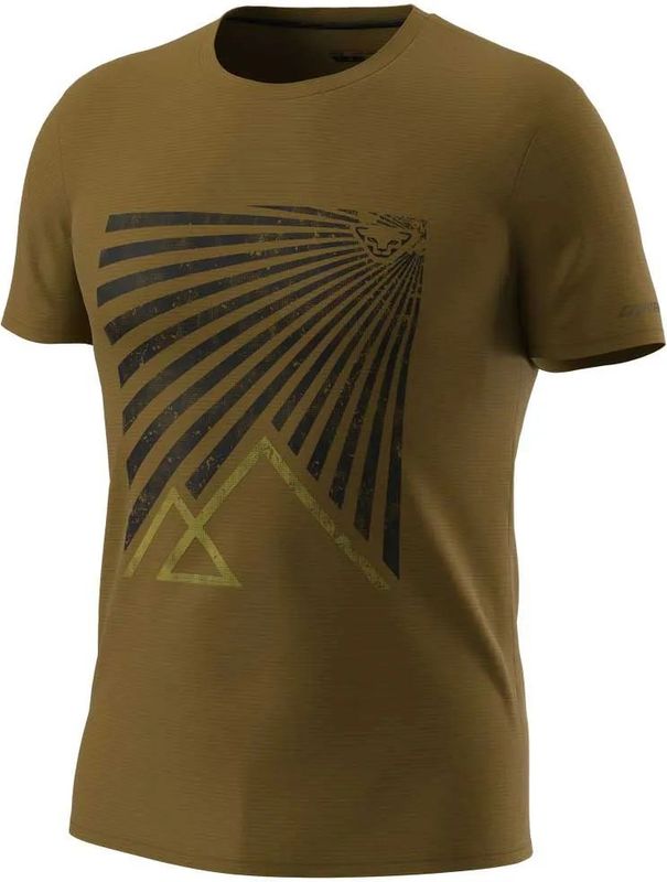 Dynafit - Transalper Graphic S/S Tee - Kaki - Gerecycled Polyester
