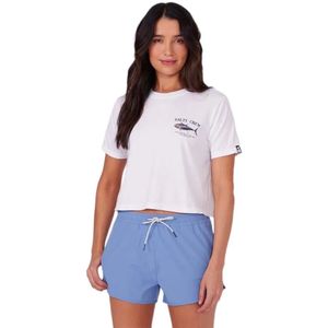 Salty Crew Big Blue Crop T-shirt Met Korte Mouwen