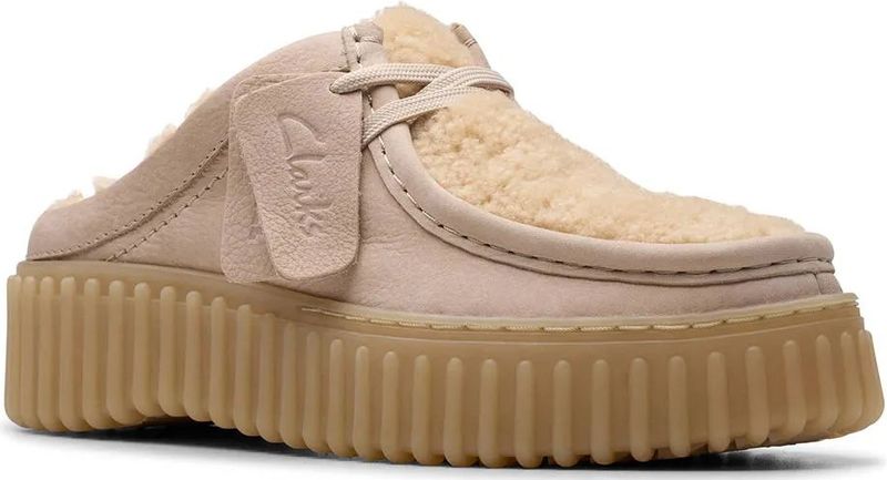 Clarks - Torhill Mule - Beige - Leren Klompen - Casual