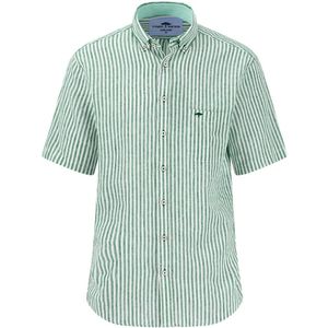 Fynch Hatton 15046141 Classic Linen Stripes Overhemd Met Korte Mouwen