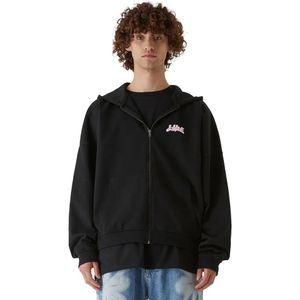 Lost Youth Flower Waves Sweatshirt Met Rits