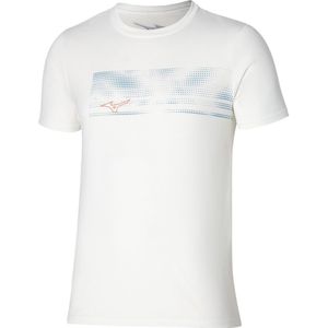 Mizuno Athletics Graphic Short Sleeve T-shirt Wit XL Man