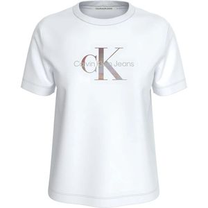 Calvin Klein Jeans Diffused Monologo T-shirt Met Korte Mouwen