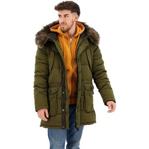 SUPERDRY Chinook Jas Mannen Khaki - Maat L