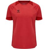 Hummel - Lead Poly T-shirt - Korte Mouwen - Zwart - 100% Polyester