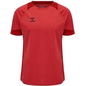 Hummel - Lead Poly T-shirt - Korte Mouwen - Zwart - 100% Polyester