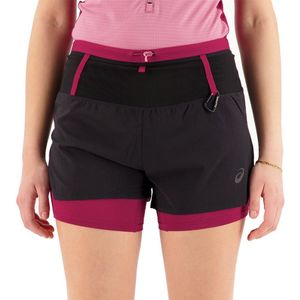Asics Fujitrail 2-in-1 Shorts Roze L Vrouw