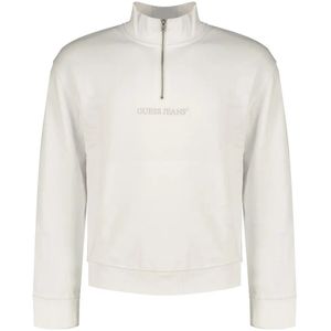 Guess Jeans Embro Regular Fit Sweatshirt Met Halve Rits