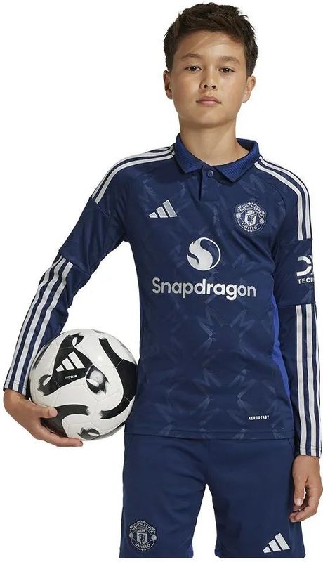 adidas - Manchester United T-shirt - Indigoblauw - Polyester - AEROREADY