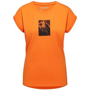 Mammut Mountain Eiger Short Sleeve T-shirt Oranje S Vrouw