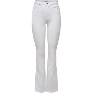 Only Royal Life Sweet Flare Bj456 High Waist Jeans Wit XS / 34 Vrouw