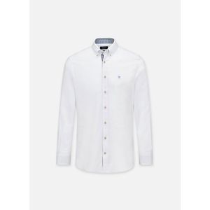 Hackett Melange Flannel Multi Long Sleeve Shirt Wit 2XL Man