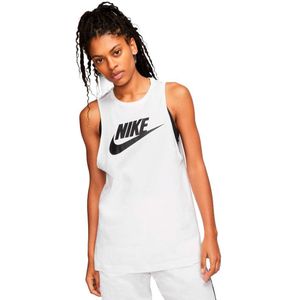 Nike Sportswear Muscle Sleeveless T-shirt Wit XS Vrouw