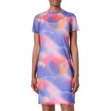 Hugo Blue Nastaja 01 Korte Mouwen Korte Jurk