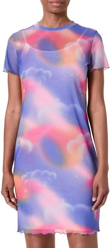 Hugo Blue Nastaja 01 Korte Mouwen Korte Jurk