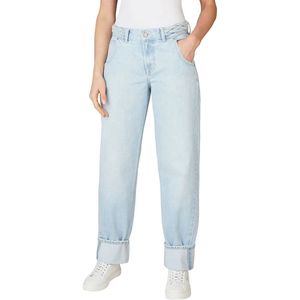 Pepe Jeansvoor vrouwen. PL2050875 Blauw Vat Jeans (25/30), Casual, Katoen, Denim