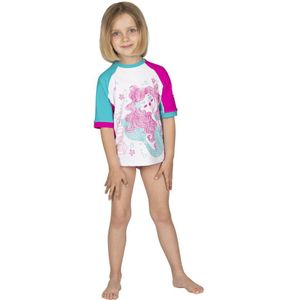 Mares Aquazone Rashguard Shield Kid Rasguard T-shirt Wit,Roze M