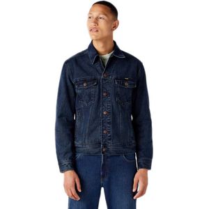 Wrangler Authentic Denim Jacket Blauw XL Man