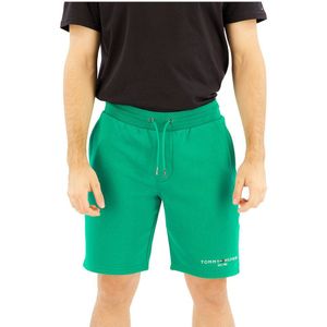 Tommy Hilfiger Small Logo Sweat Shorts Groen M Man