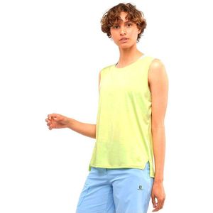 Salomon Outline Summer Sleeveless T-shirt Geel XL Vrouw
