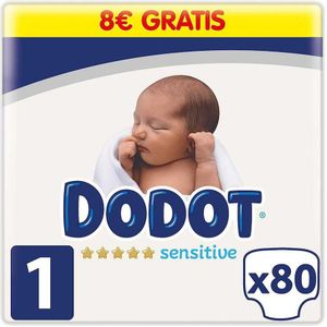 Dodot Recove New Born Sensitive Diapers Size 1 80 Units Transparant