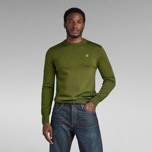 G-star Premium Core R Crew Neck Sweater Groen 2XL Man
