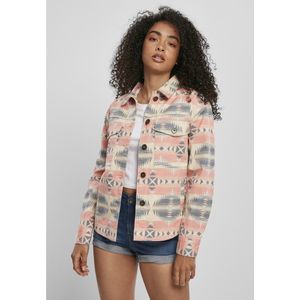 Urban Classics Inka Oversized Jacket Roze M Vrouw