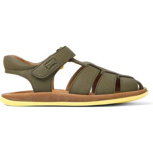 Camper - Bicho - Kindersandalen - Groen - Leren Bovenkant - Rubber Zool