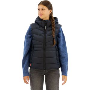 Superdry - Fuji Quilt Padded Vest - Zwart - Gilet