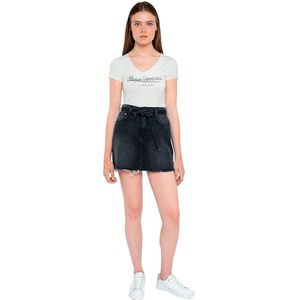 Pepe Jeans Rachel With Belt Skirt Zwart S Vrouw