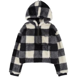 Levi´s ® Kids Sherpa pullover Hoodie Zwart 8 Years