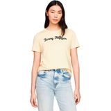 Tommy Hilfiger Regular Script Logo Crew Shirt Dames - Maat S