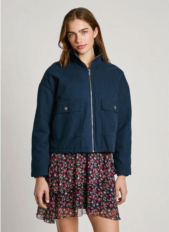 Pepe Jeans - Daniella - Damesjas - Met Afneembare Kraag van Nepbont