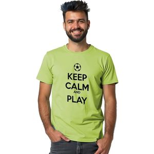 Kruskis Keep Calm And Play Football T-shirt Met Korte Mouwen