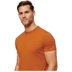 Superdry Essential Logo Embroidered Ub Short Sleeve T-shirt Oranje L Man