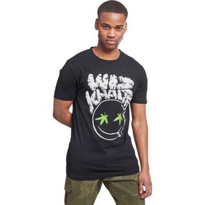 Mister Tee Wiz Khalifa Smokey Smiley Short Sleeve T-shirt Zwart XS Man