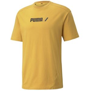 Puma Rad/cal Short Sleeve T-shirt Geel S Man
