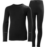 Helly Hansen Lifa Merino Midweight Basislaag Set Zwart