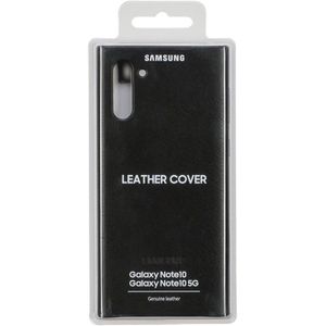 Samsung Leather 970 Galaxy Note 10 Cover Zwart