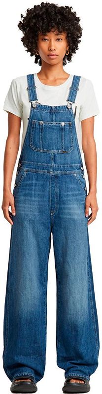 G-Star - D24398-C779-G326 - Tuinbroek - Faded Cliffside Blue - Biologisch Katoen