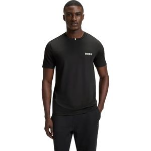 Hugo - Heren - T-shirt - Zwart - Polyester