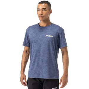 Yonex 16681ex Short Sleeve T-shirt Blauw M Man