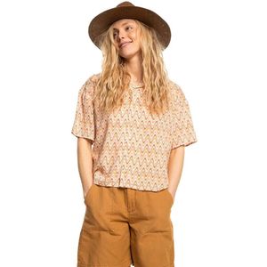 Overhemd - Korte Mouwen - Viscose - Dames - Boxy Fit