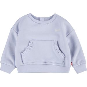 Levi´s ® Kids Kangaroo pocket ruffle crew Sweatshirt Blauw 9 Months