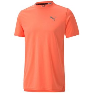 Puma Run Laser Cat Short Sleeve T-shirt Oranje L Man