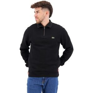 Lacoste Stand-up Collar Half Zip Sweatshirt Zwart 3XL Man