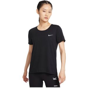 Nike Dri Fit Run Division Short Sleeve T-shirt Zwart XS Vrouw