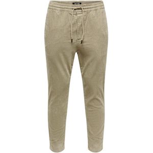 Only & Sons Linus Cropped Cord 9912 Pants Beige 2XL Man